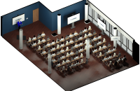 plan 3D intégrateur audiovisuel